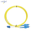 SC / UPC patchcord 3.0mm mode unique LSZH / PVC veste usine prix fournisseur de porcelaine